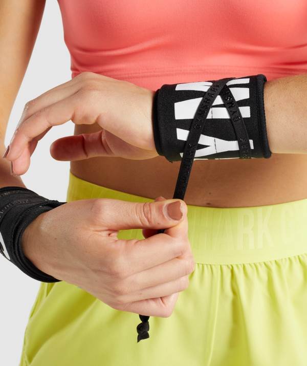 Damske Zdvíhacie Popruhy Gymshark Lifting Straps Self Tie Čierne | MU2107953